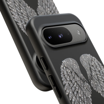 Silver Angel Wings Tough Case
