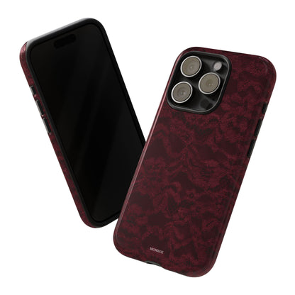 Burgundy Lace Tough Case