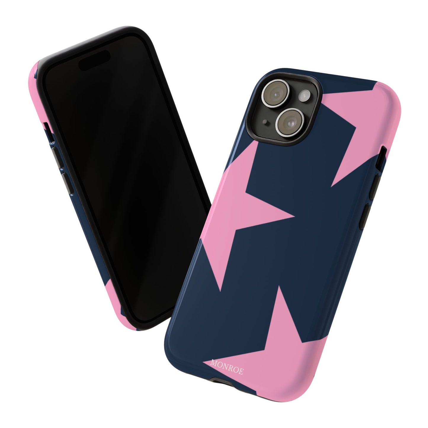 Navy & Pink Star Tough Cover