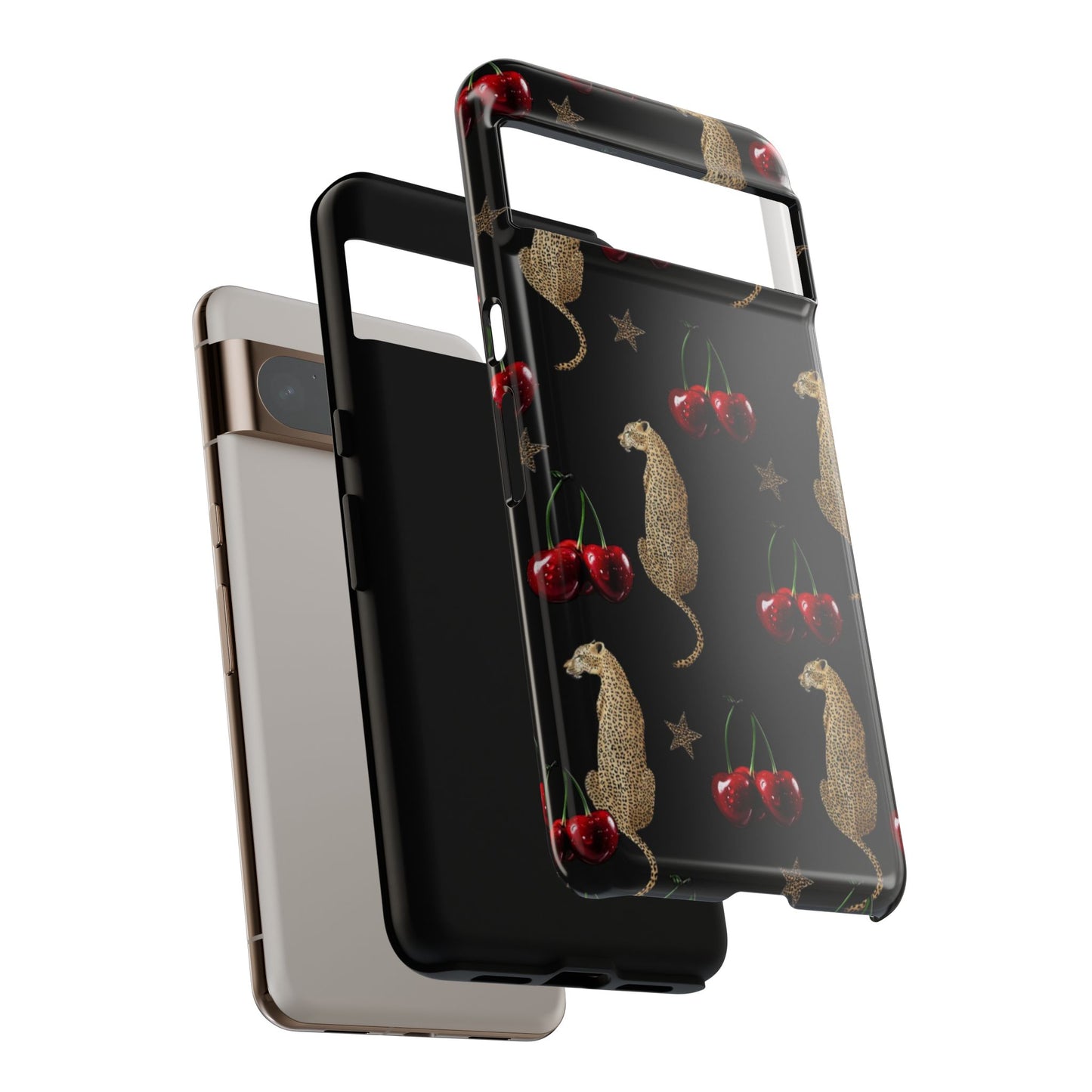 Leopard & Cherry Tough Case