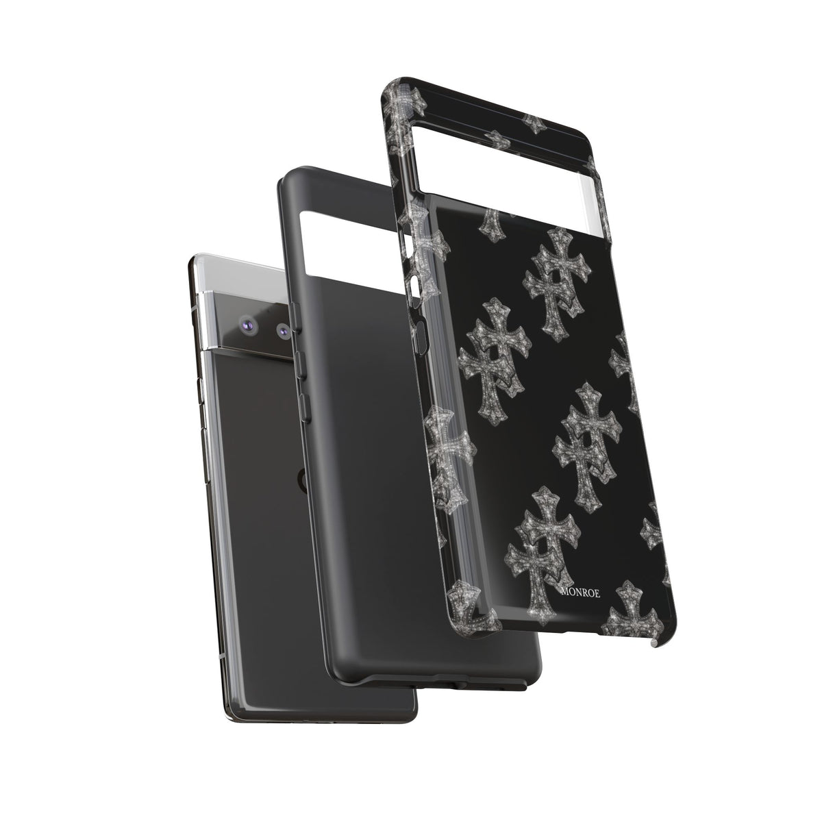 Black Crystal Cross Tough Case