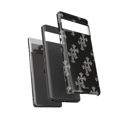 Black Crystal Cross Tough Case