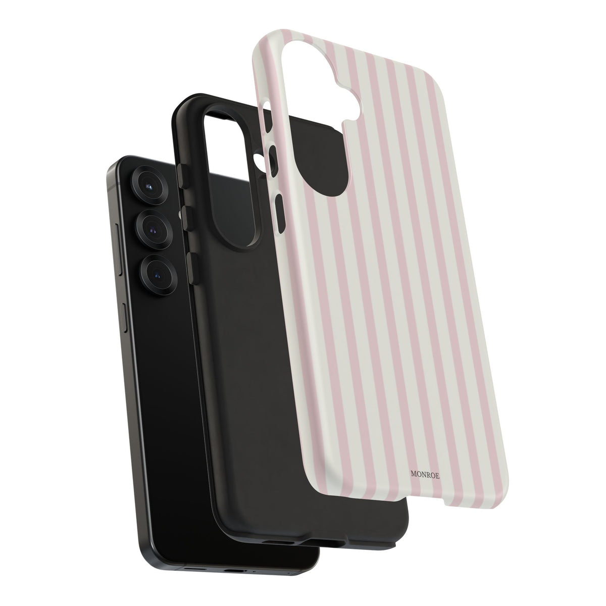 Light Pink Stripe Tough Phone Case