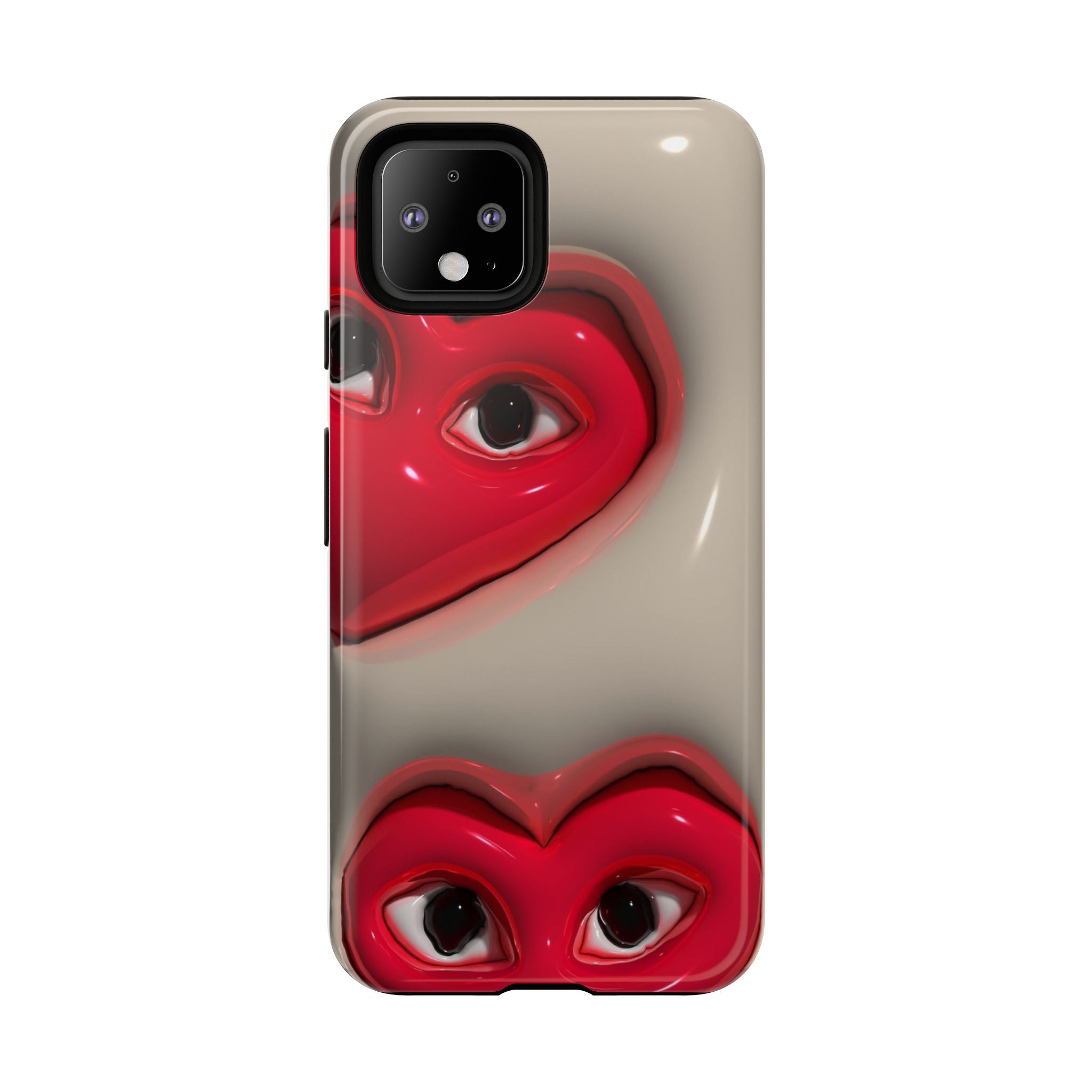 3D Hearts Phone Case
