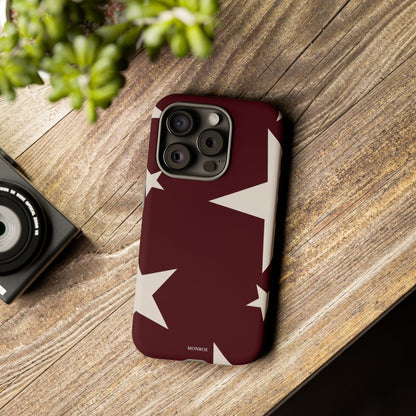 Burgundy Stars Tough Case