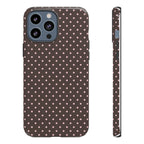 Brown Polka Phone Case