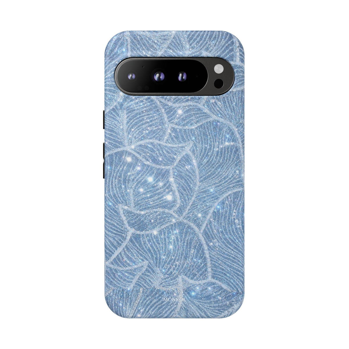 Glacier Blue Floral Tough Case