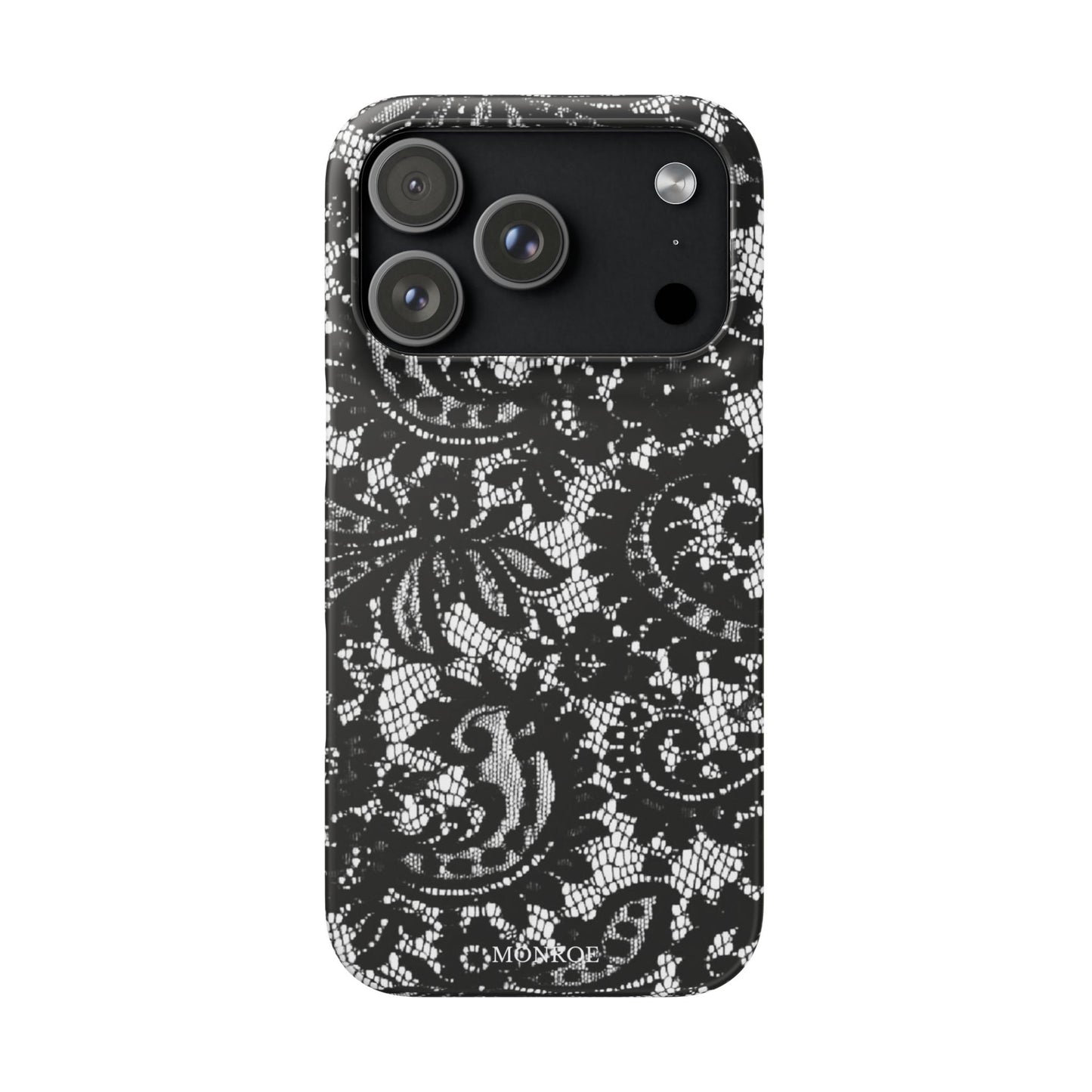 Black Lace Elegant Pattern Case