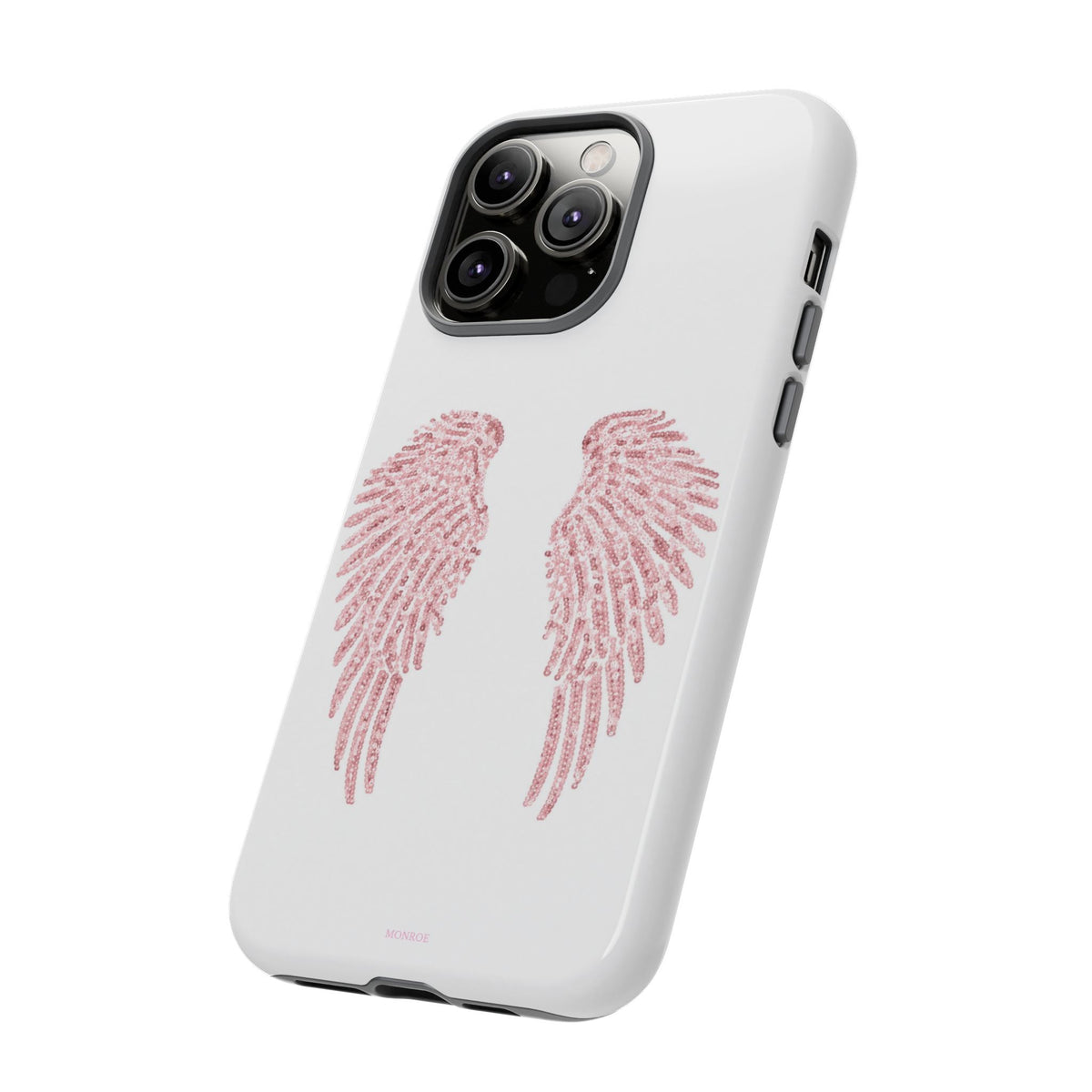 White & Pink Wings Tough Case