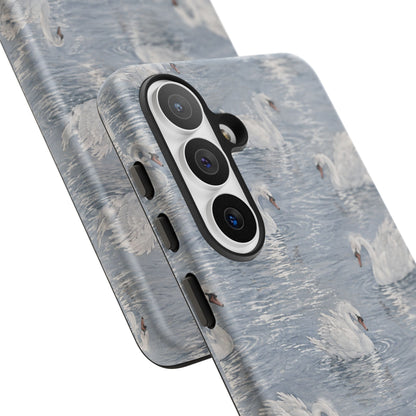 Swan Pattern Tough Case
