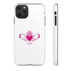 Pink Irish Claddagh Symbol Tough Phone Case