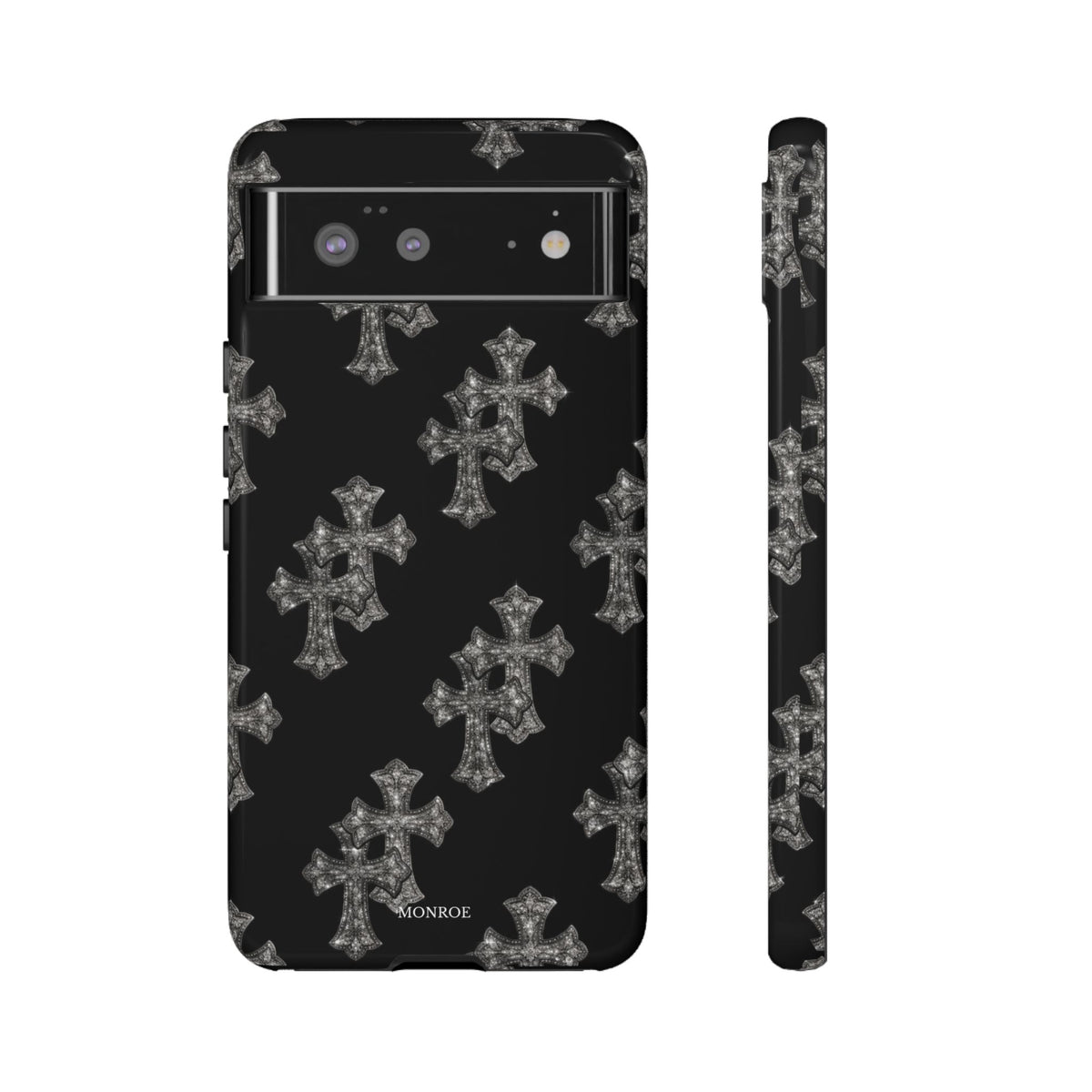 Black Crystal Cross Tough Case