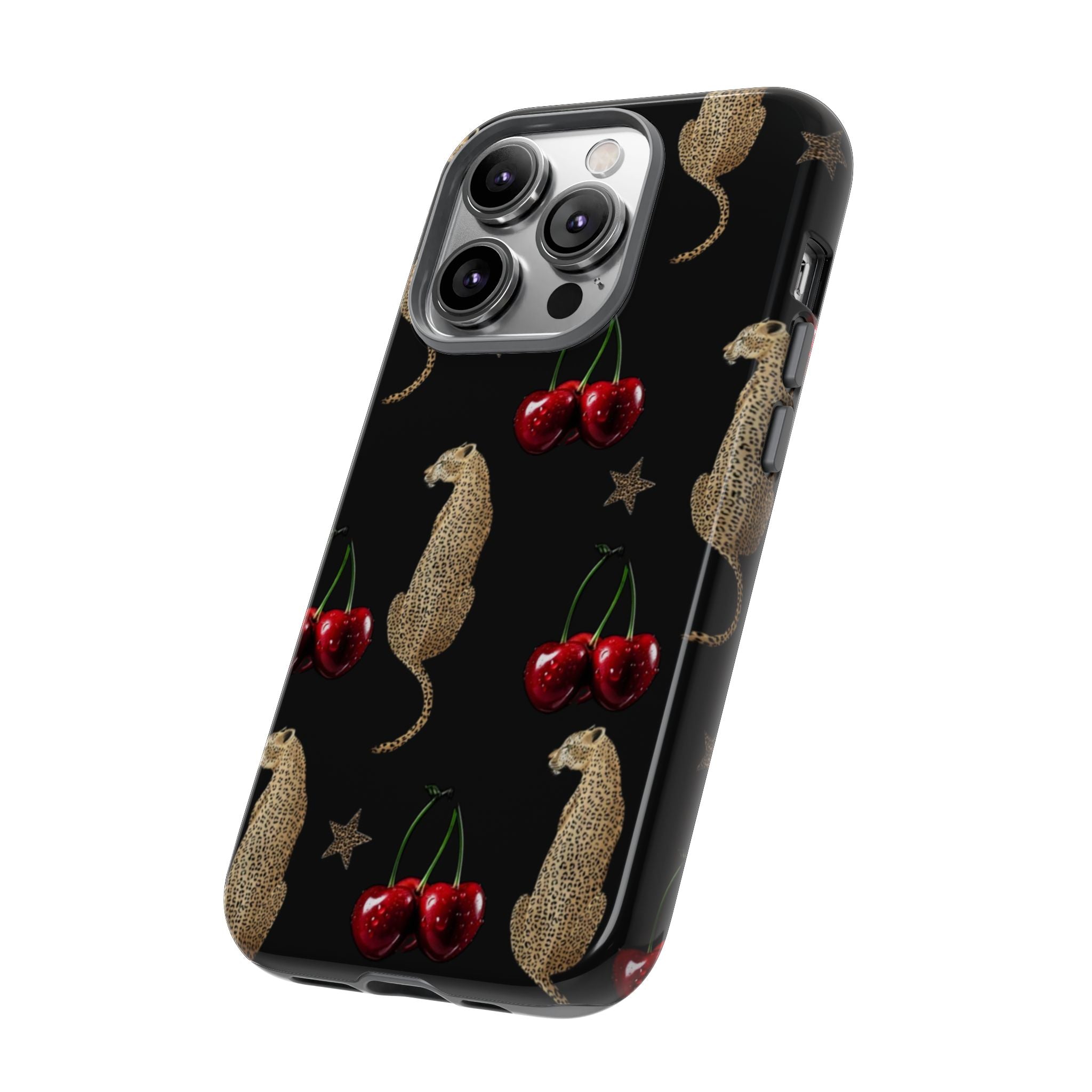 Leopards & Cherries Phone Case