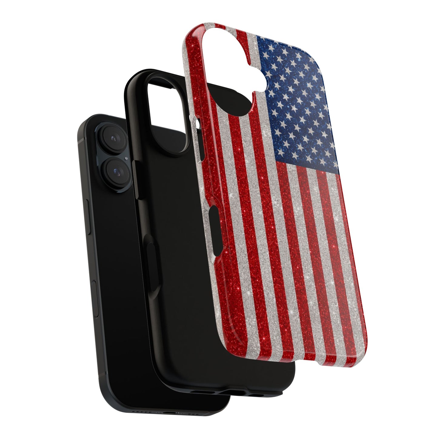 America Glitter Tough Case