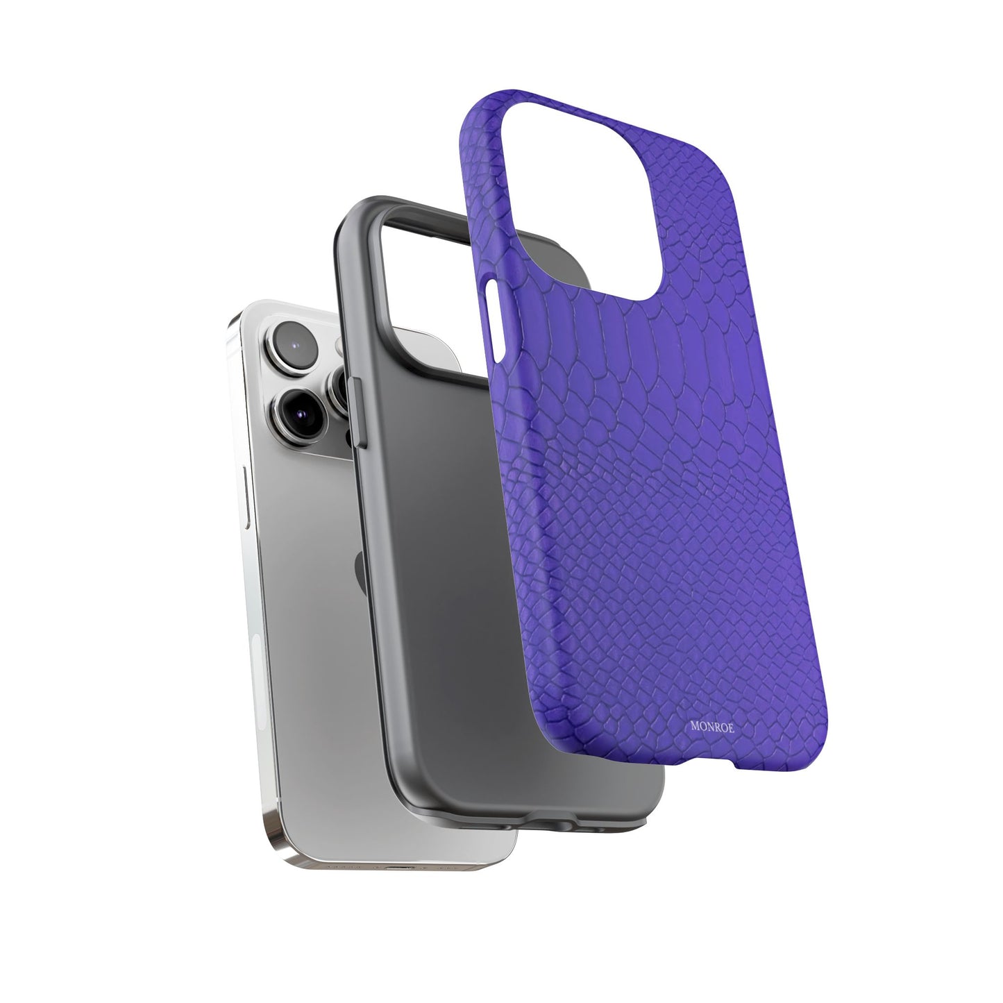 Dark Purple Snake Tough Case