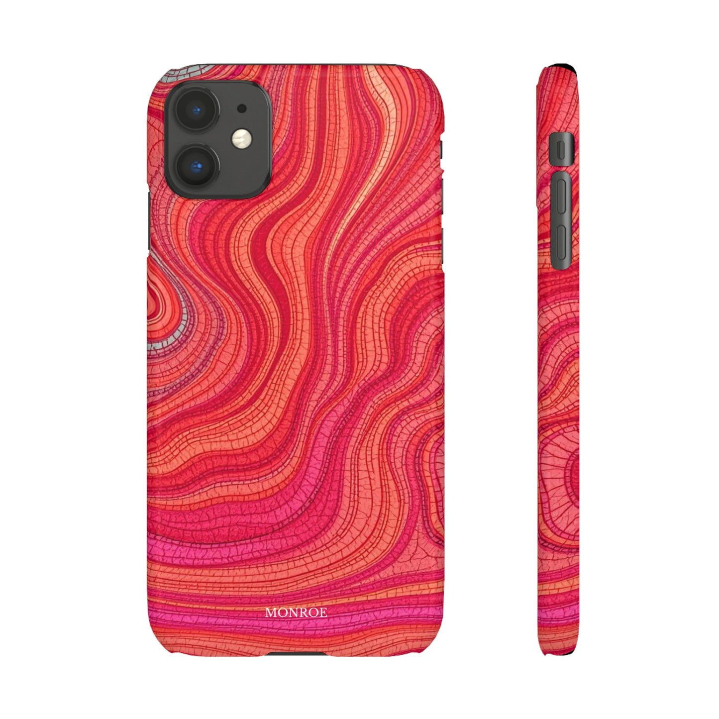 Retro Wavy Red Case