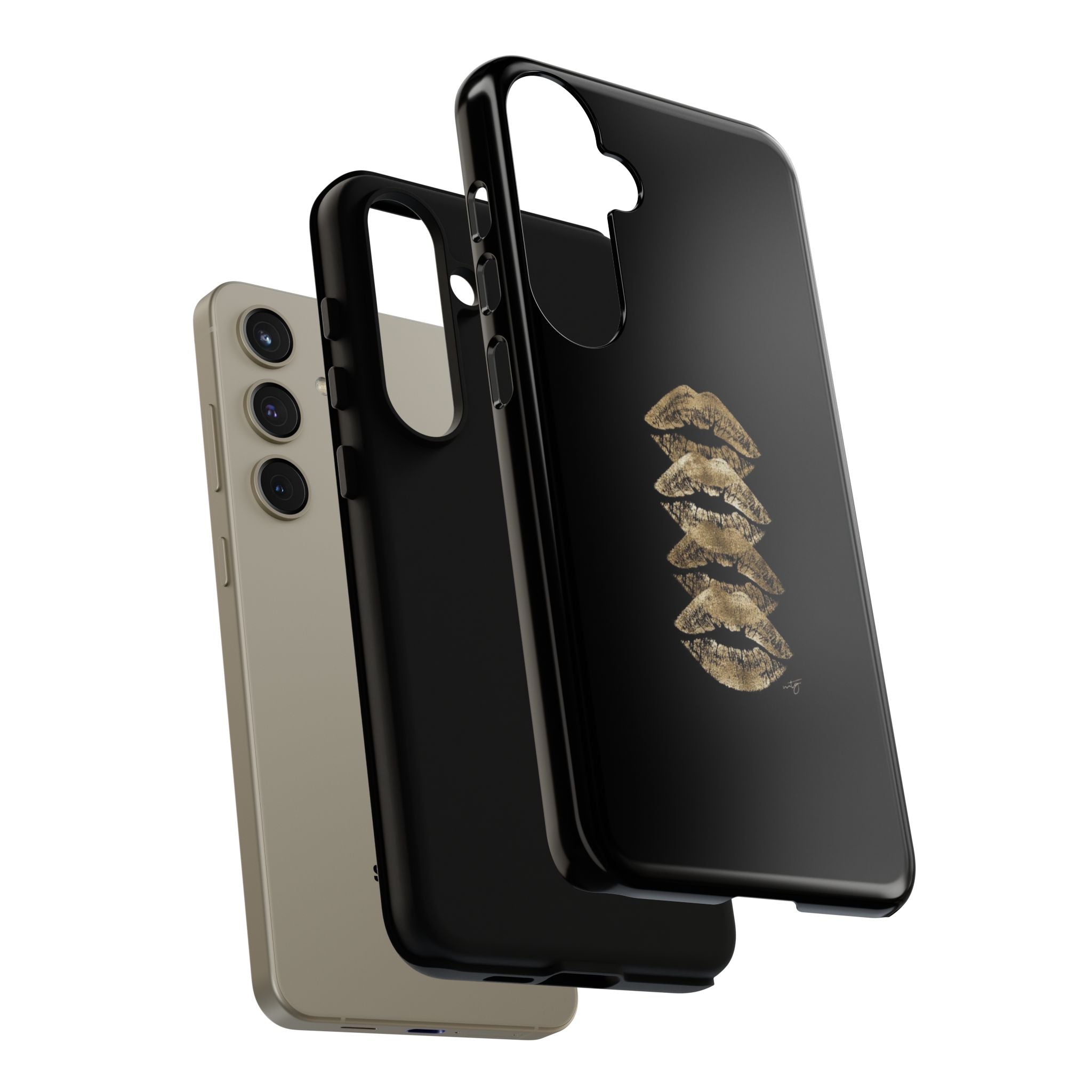Golden Lipstick Phone Case