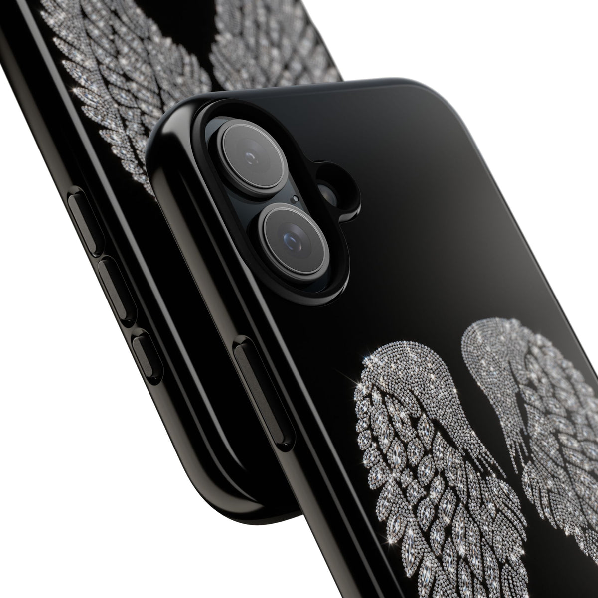 Silver Angel Wings Tough Case