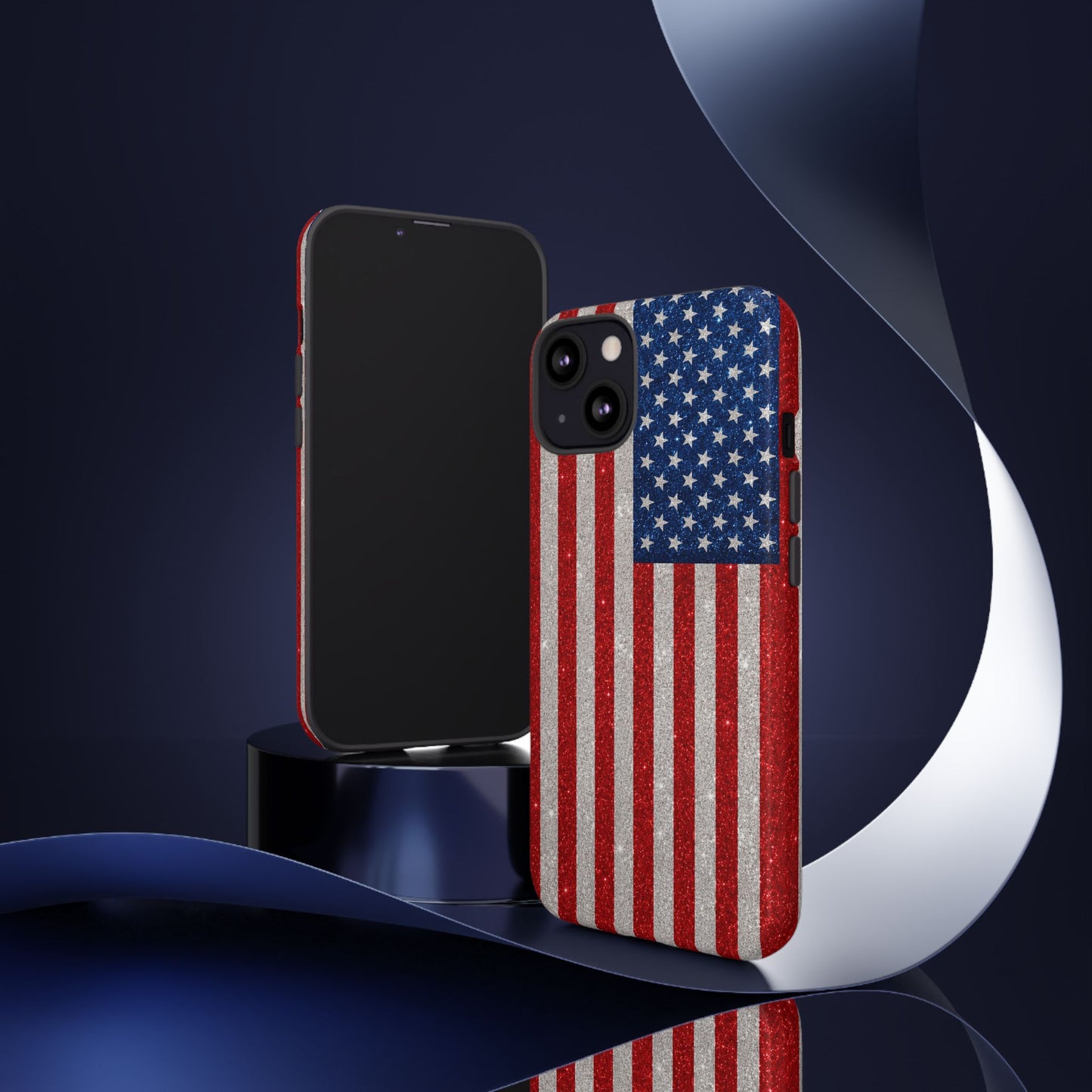 America Glitter Tough Case