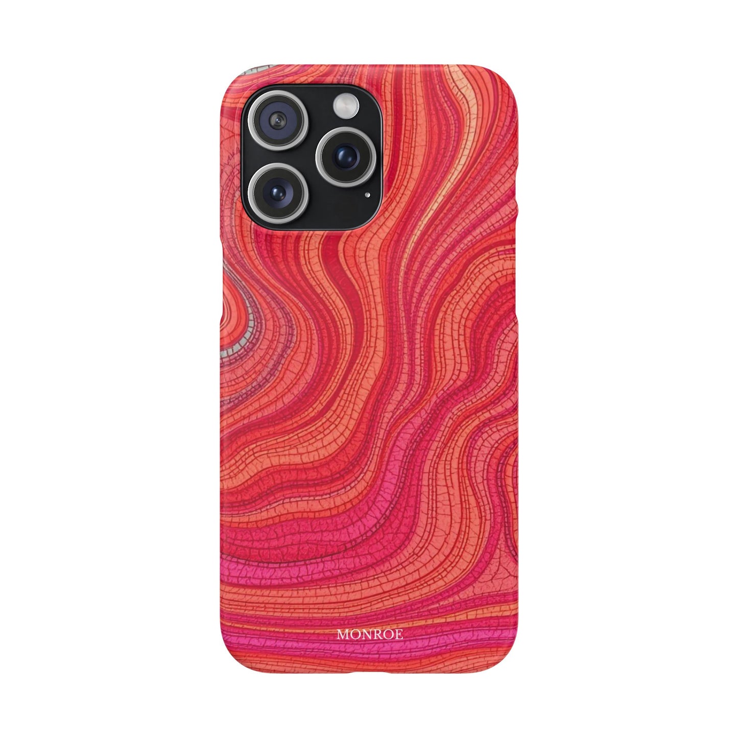 Retro Wavy Red Case