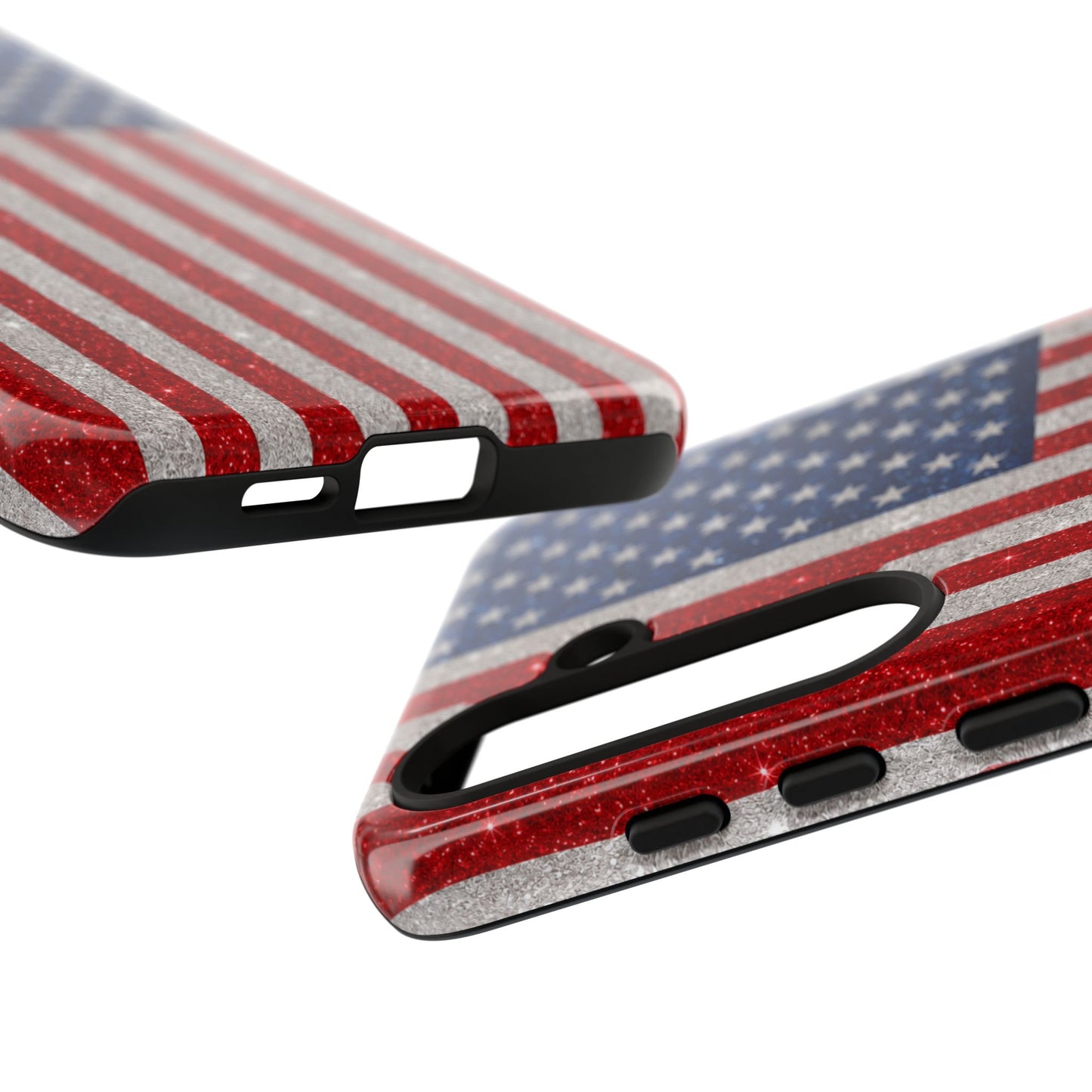 America Glitter Tough Case