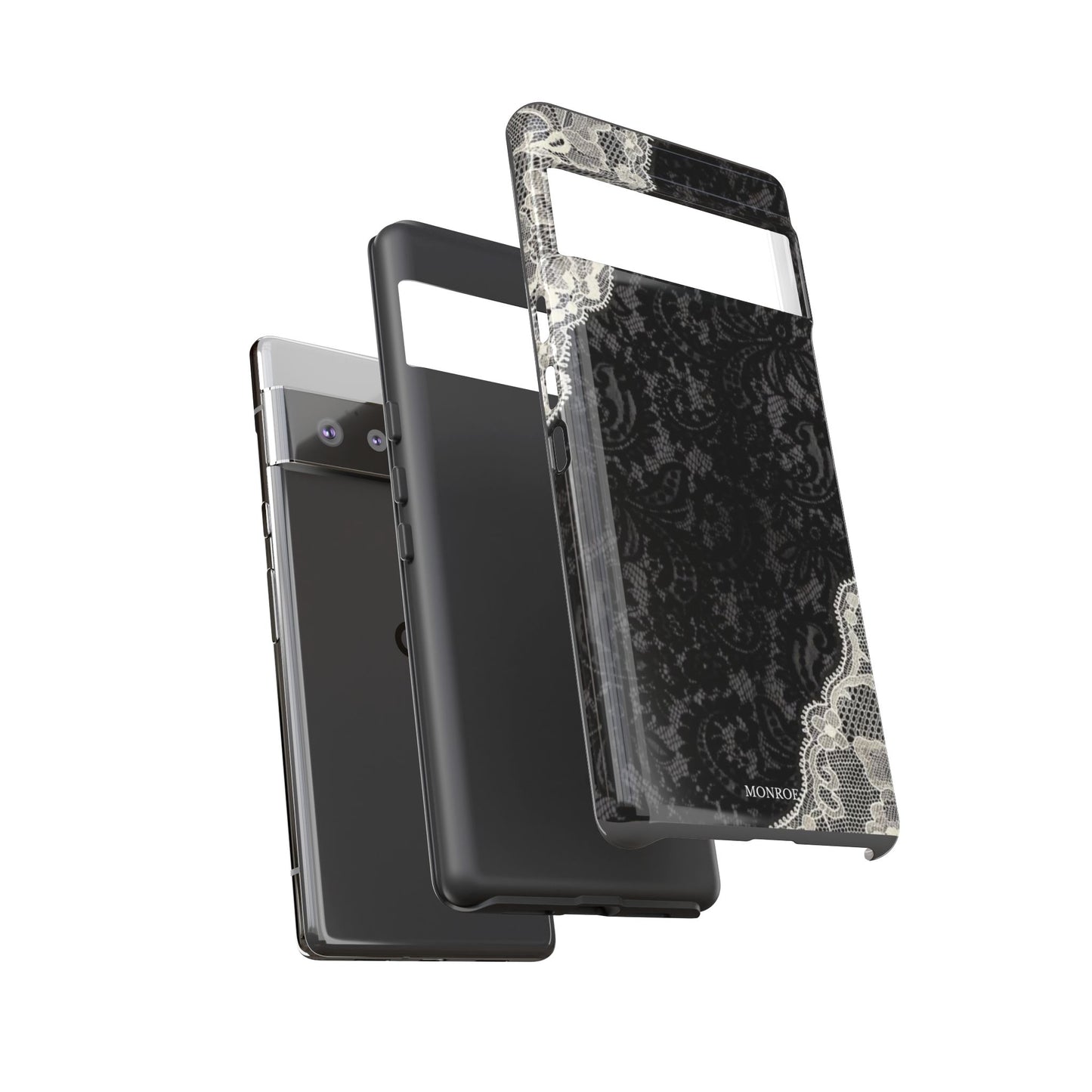 Black & White Edged Tough Case