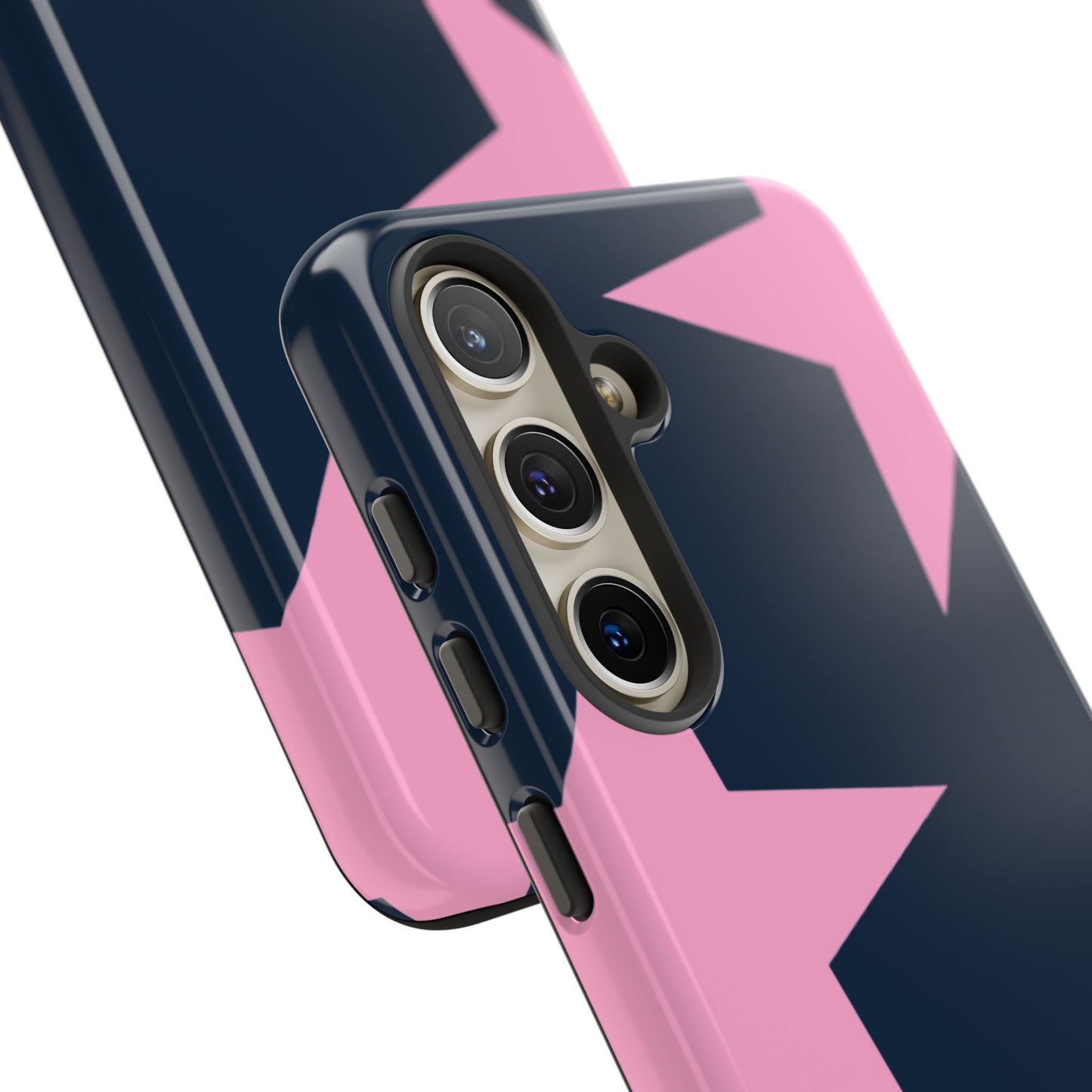 Navy & Pink Star Tough Cover