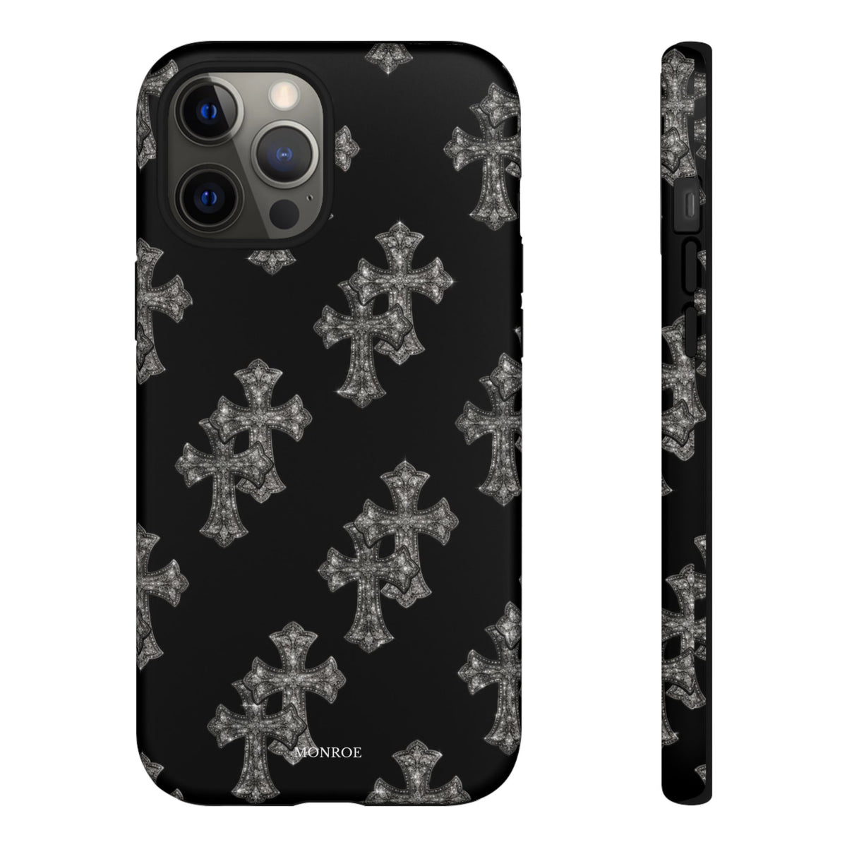 Black Crystal Cross Tough Case