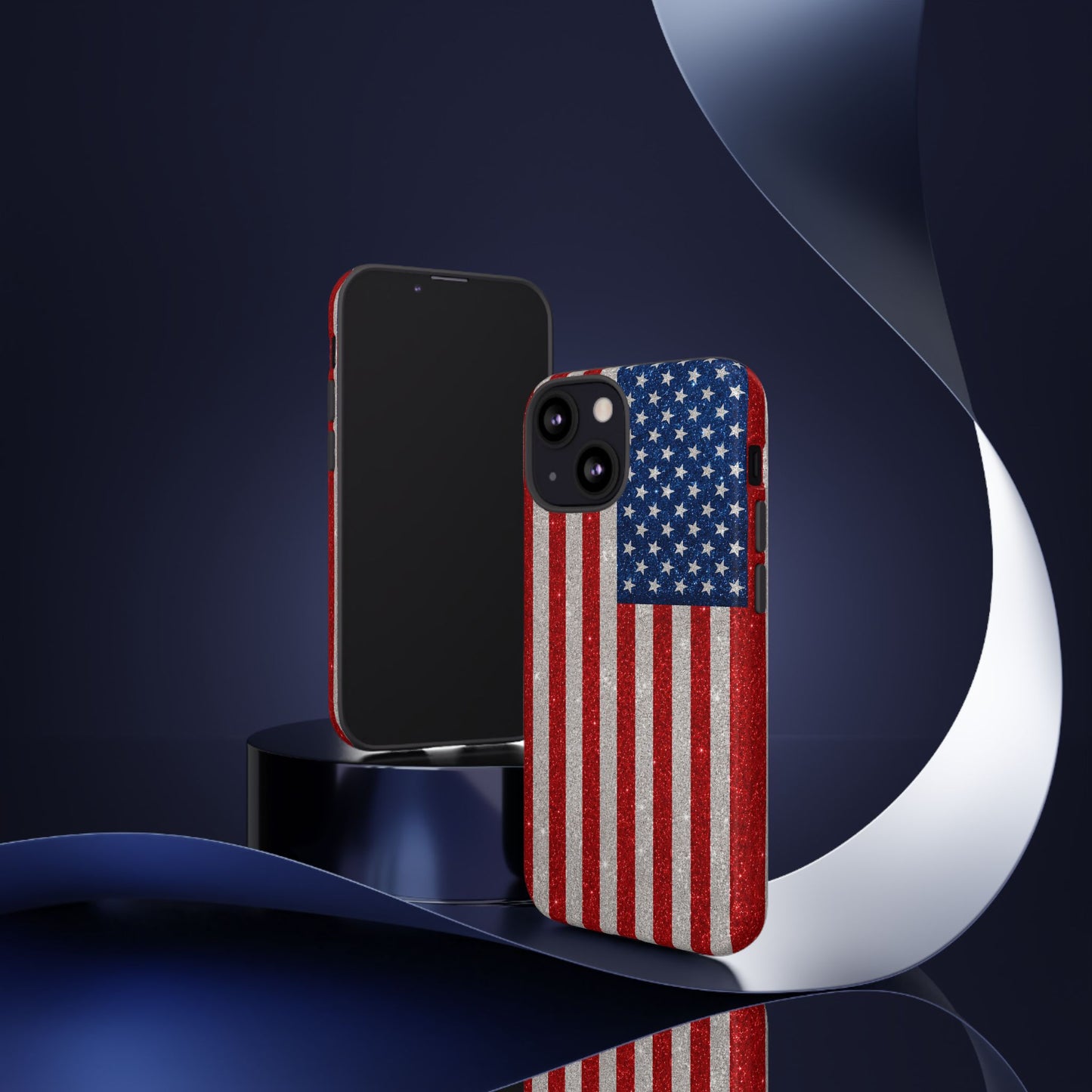 America Glitter Tough Case