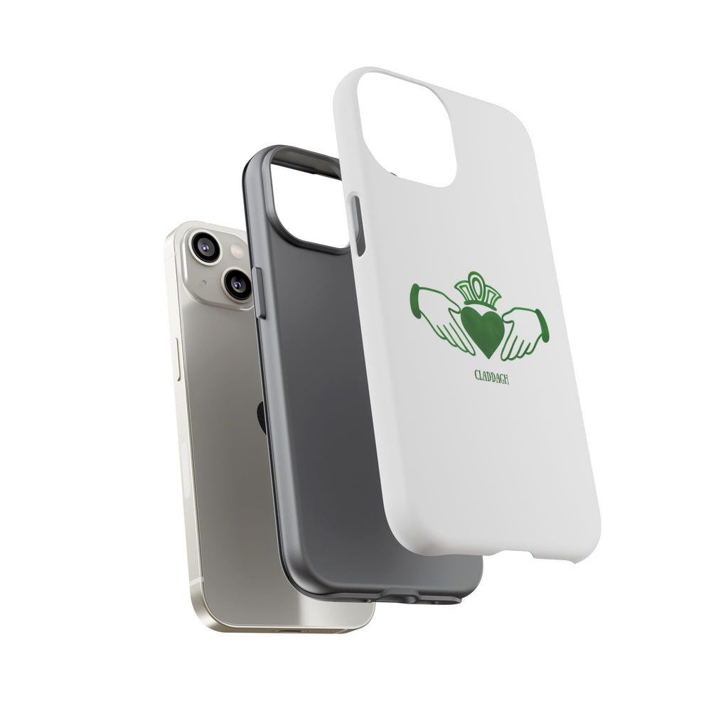 Irish Claddagh Symbol Green Tough Case