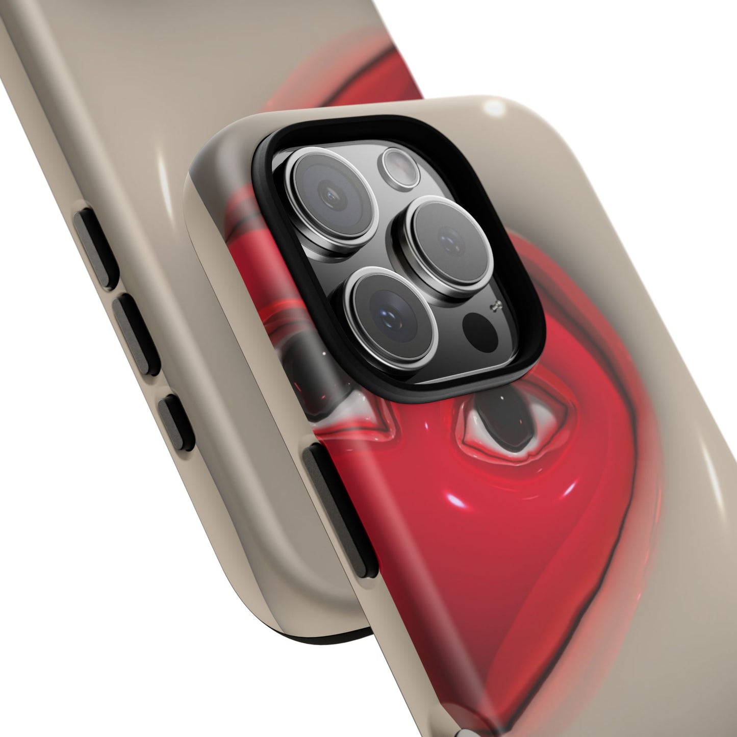 Red Heart Eyes Tough Case