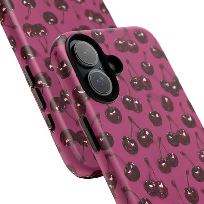 Burgundy Cherries Tough Case