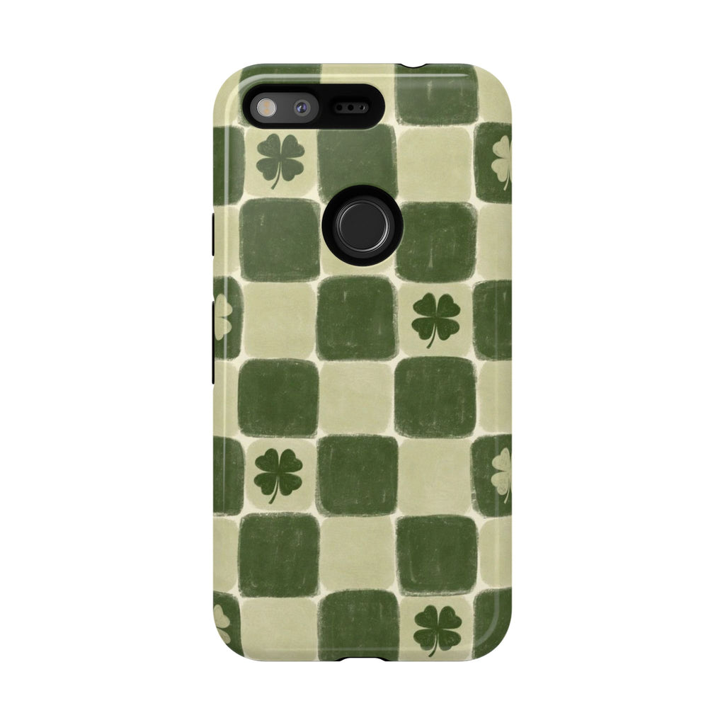 Clover Checker Tough Phone Case