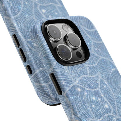 Glacier Blue Floral Tough Case