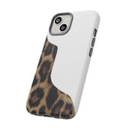 Half Cheetah Print Phone Case