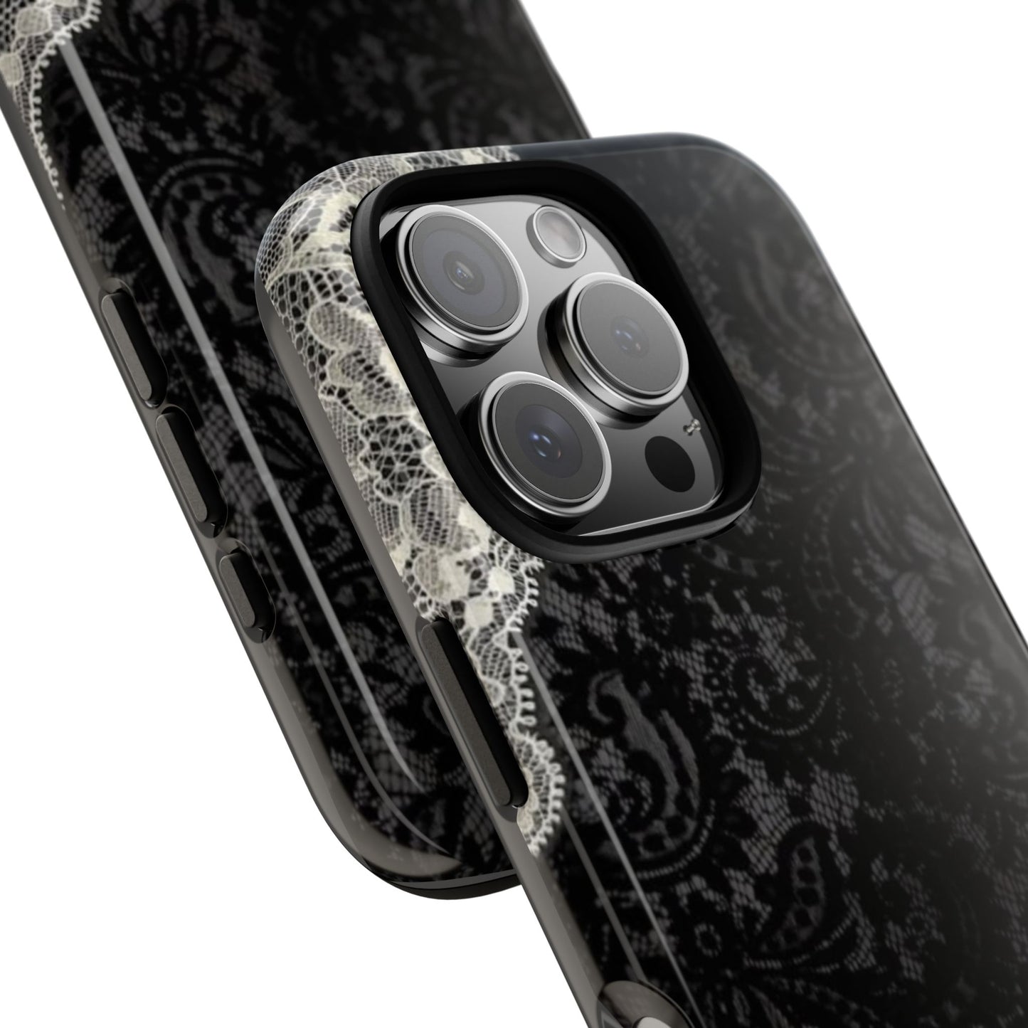 Black & White Edged Tough Case