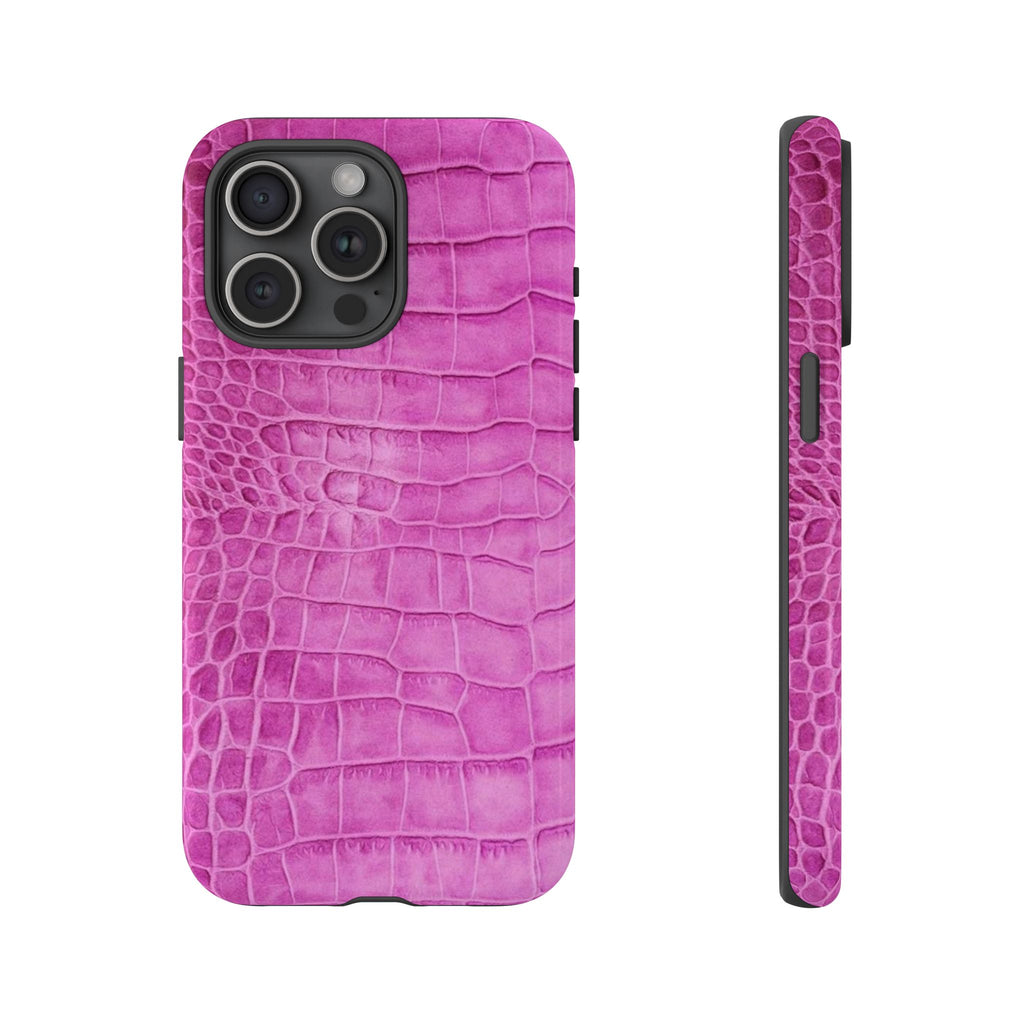 Purple Croc Phone Case
