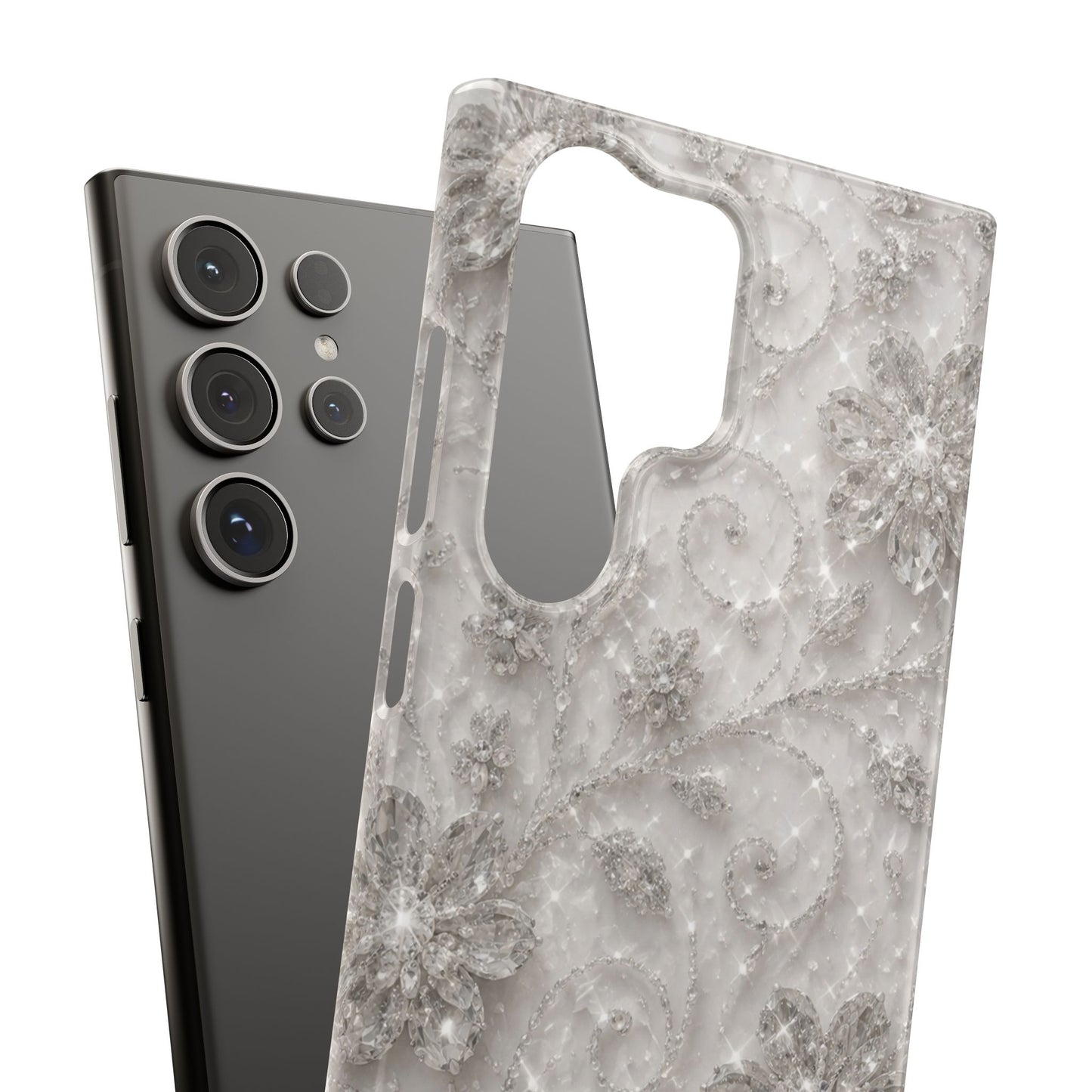Glittery Floral Case