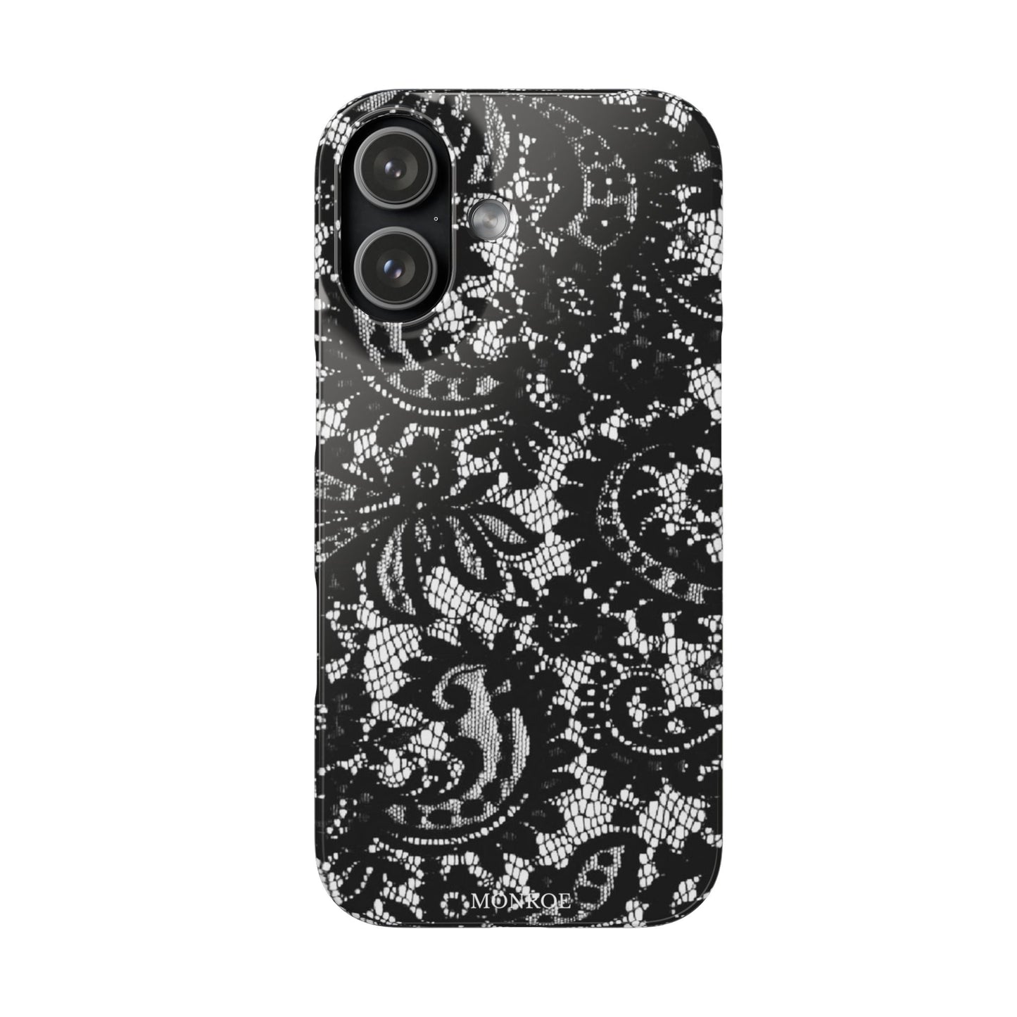 Black Lace Elegant Pattern Case