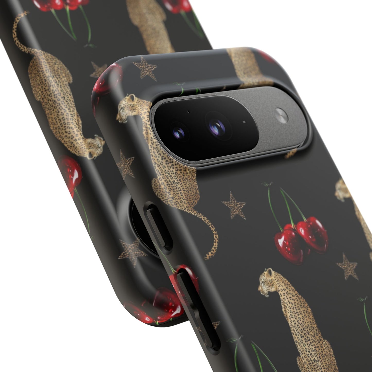 Leopard & Cherry Tough Case