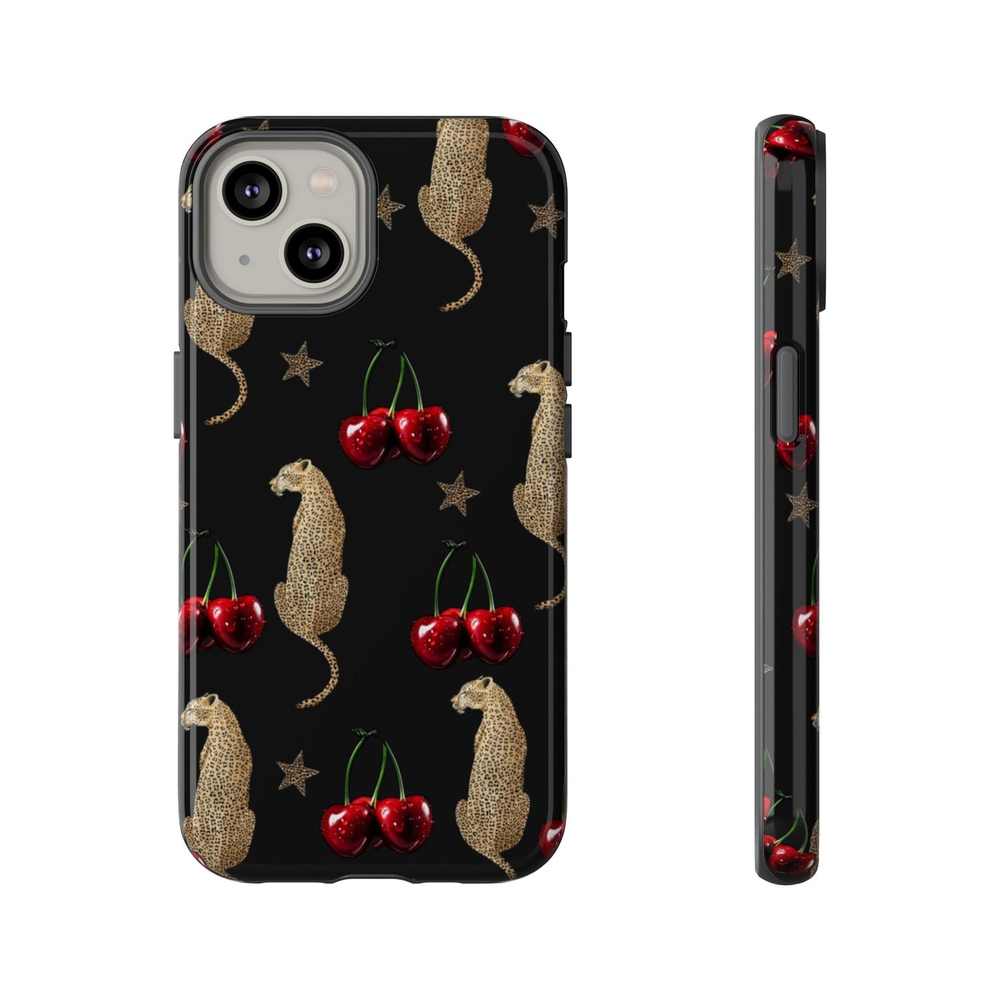 Leopard & Cherry Tough Case