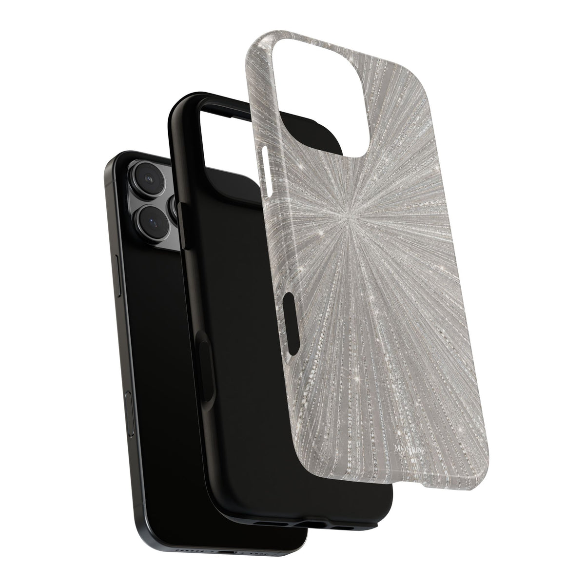 Sparkling Silver Burst Tough Case