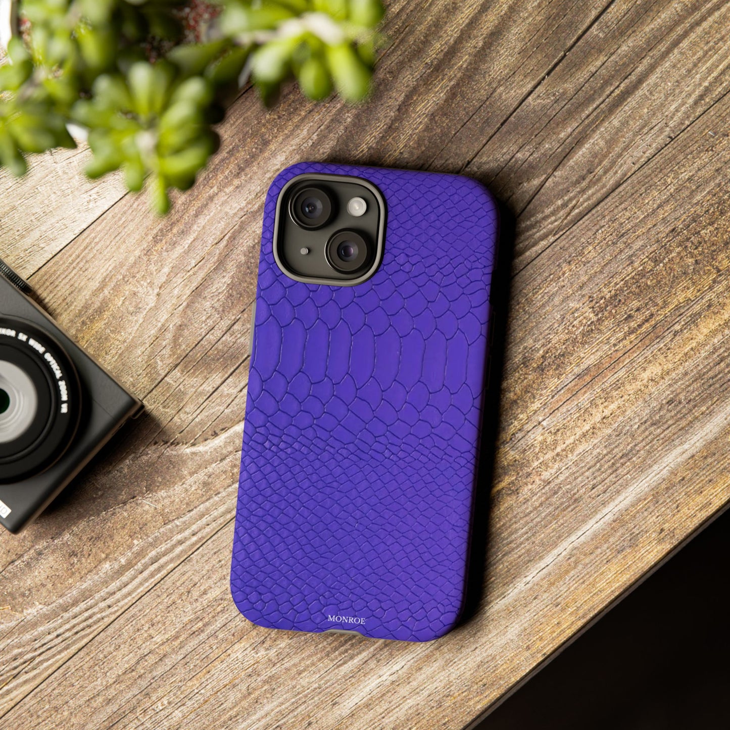 Dark Purple Snake Tough Case