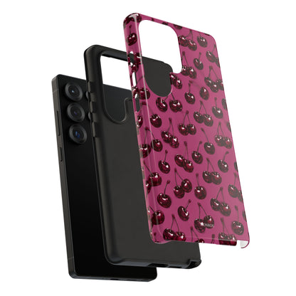 Burgundy Cherries Tough Case