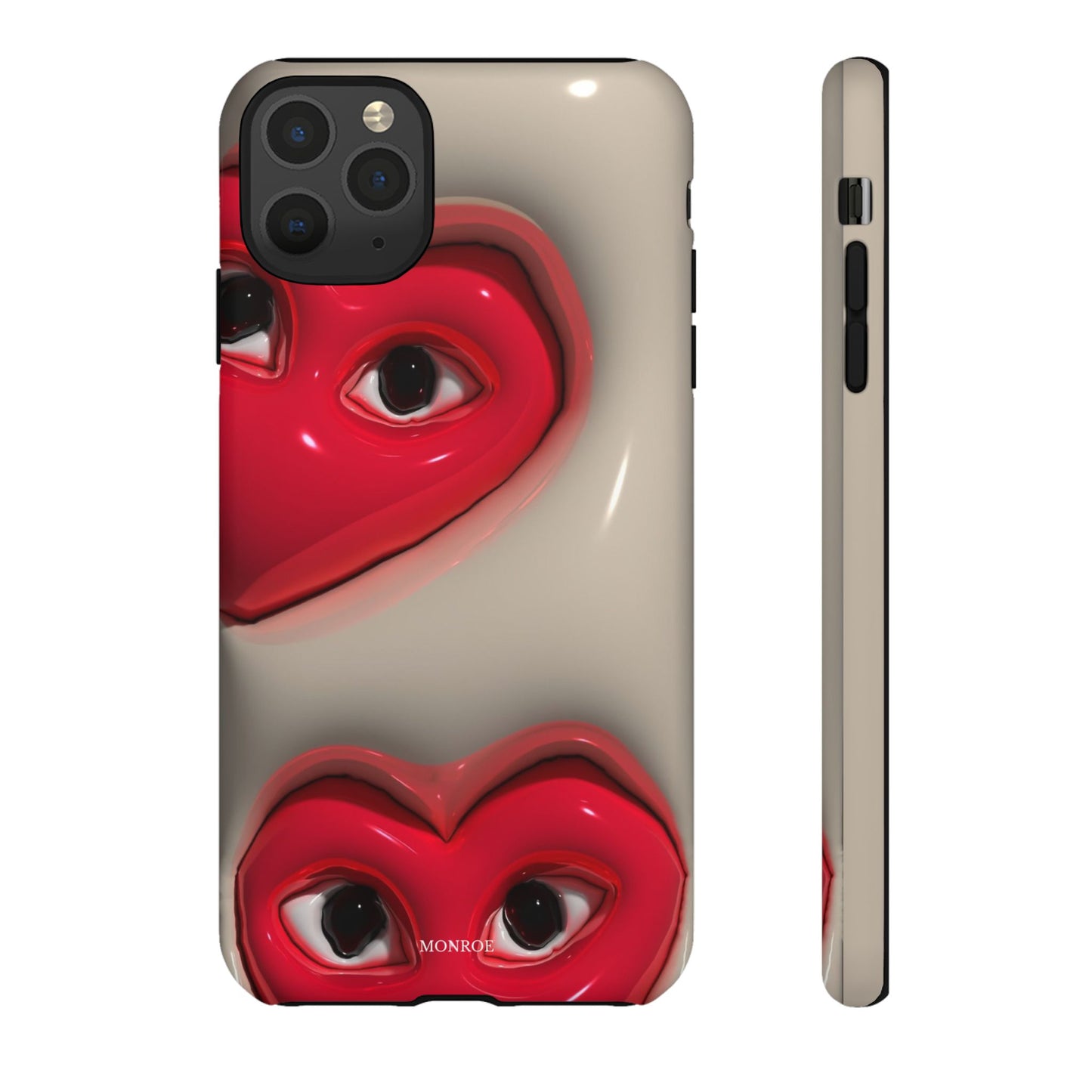 Red Heart Eyes Tough Case