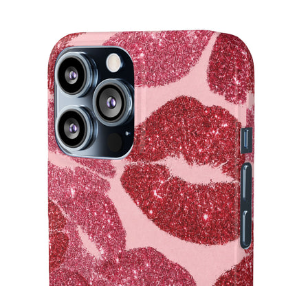Pink Glitter Kiss Case