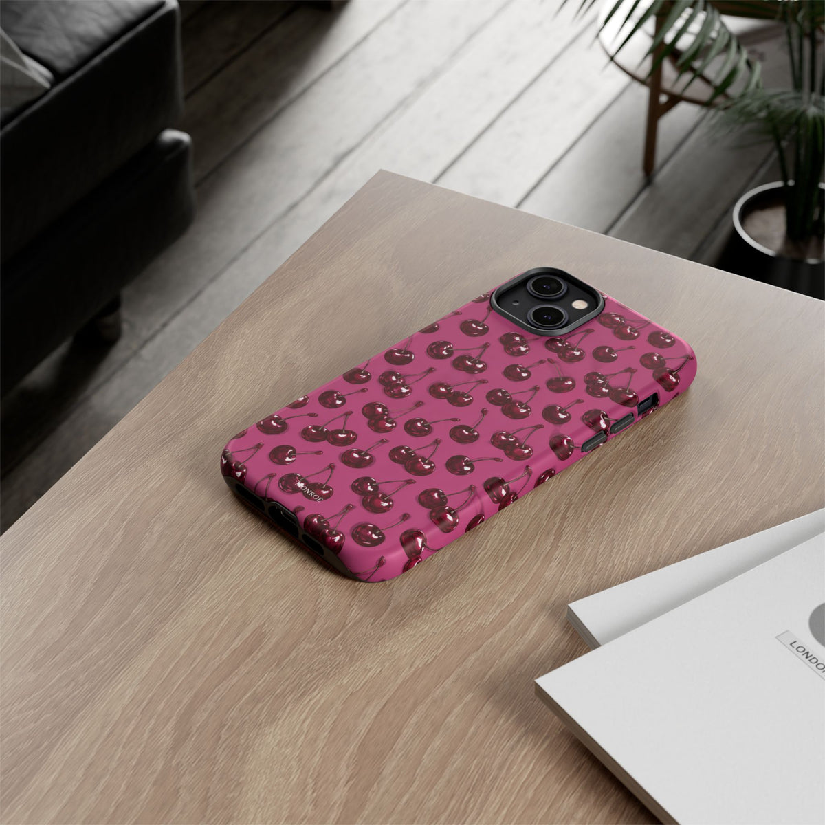 Burgundy Cherries Tough Case
