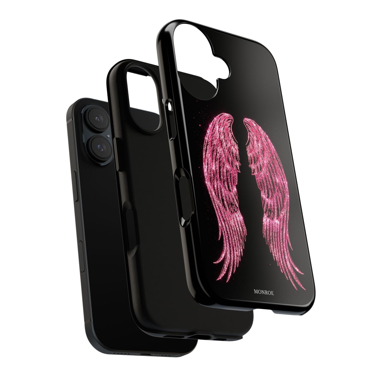 Pink Glitter Angel Tough Case