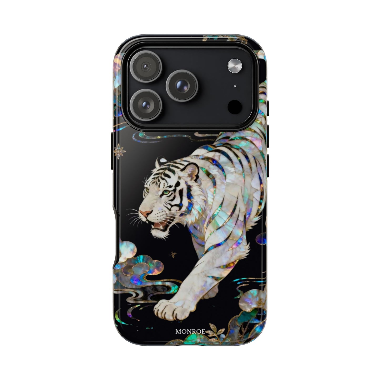 Iridescent White Tiger Tough Case