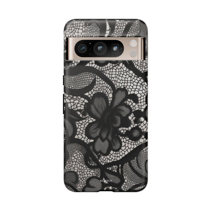 Black Floral Vintage Case